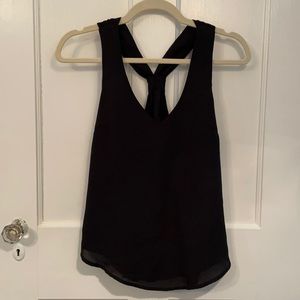 FOREVER 21 BLACN C NECK WITH A RACER BACK TANK TOP
